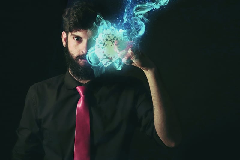 Wizard casting a spell